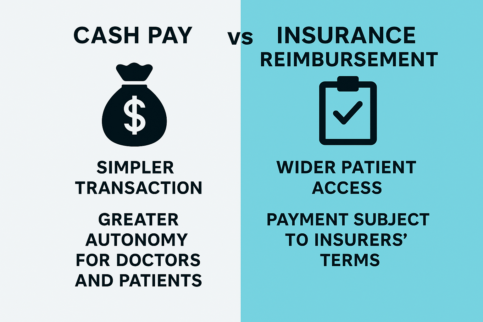 Cash Pay vs Insurance Reimbursement